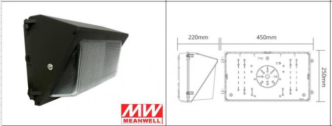 Warme LED Wandleuchte des Weiß-120W im Freien mit 5 Jahren der Garantie, geführte Außenwand-Satz-Beleuchtung