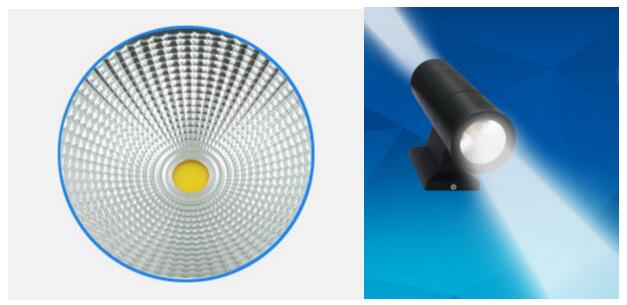 Cree-Chip auf und ab an der Wand befestigte Lichter im Freien Aluminiumunterkunft85-265vac IP65 12W LED